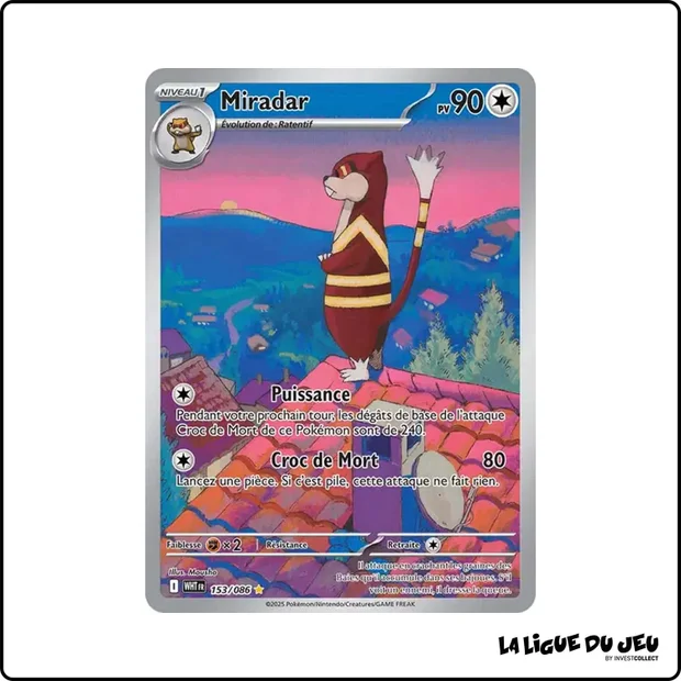 IR - Pokemon - Flamme Blanche - Miradar 153/86