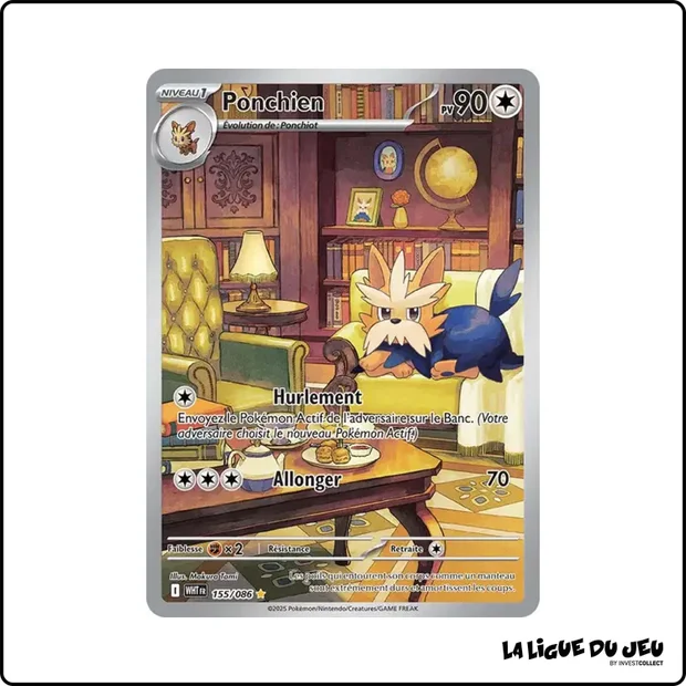 IR - Pokemon - Flamme Blanche - Ponchien 155/86