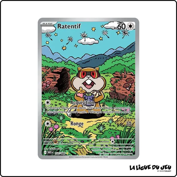 IR - Pokemon - Flamme Blanche - Ratentif 152/86