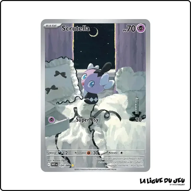 IR - Pokemon - Flamme Blanche - Scrutella 124/86