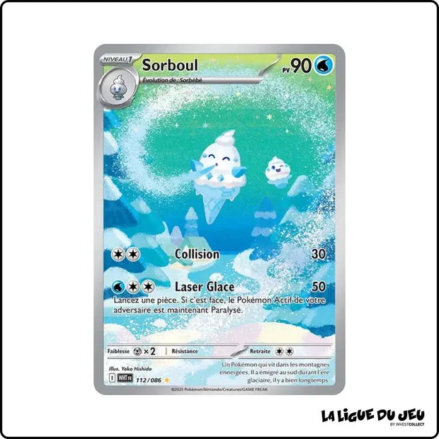IR - Pokemon - Flamme Blanche - Sorboul 112/86