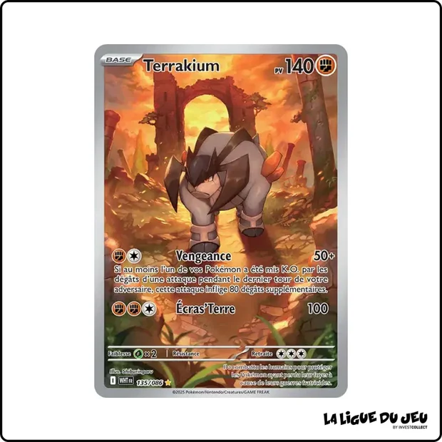 IR - Pokemon - Flamme Blanche - Terrakium 135/86