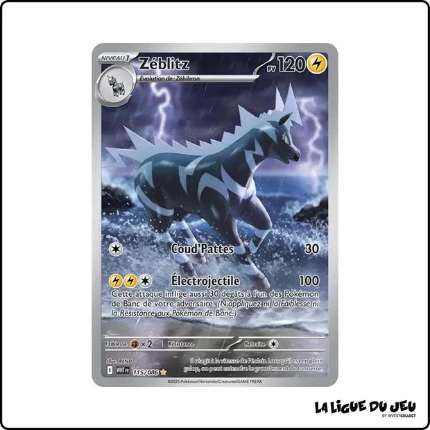 IR - Pokemon - Flamme Blanche - Zéblitz 115/86