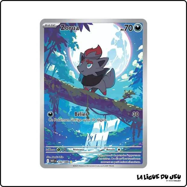 IR - Pokemon - Flamme Blanche - Zorua 142/86