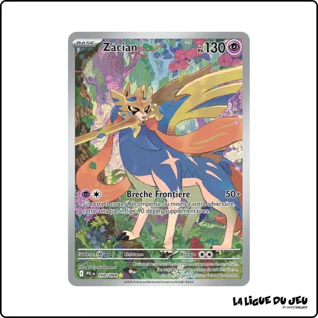 IR - Pokemon - Flammes Fantasmagoriques - Zacian 100/94