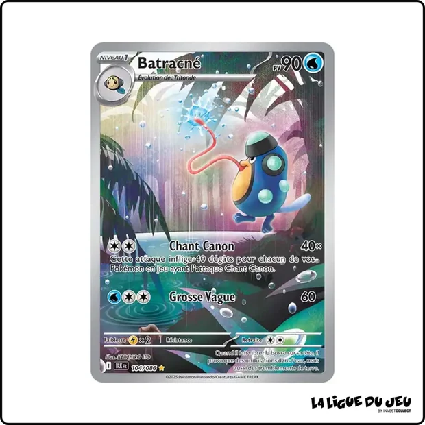 IR - Pokemon - Foudre Noire - Batracné 104/86