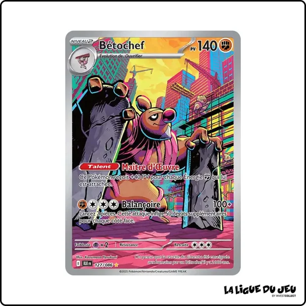 IR - Pokemon - Foudre Noire - Bétochef 127/86