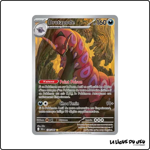 IR - Pokemon - Foudre Noire - Brutapode 134/86