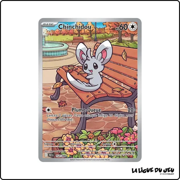IR - Pokemon - Foudre Noire - Chinchidou 152/86