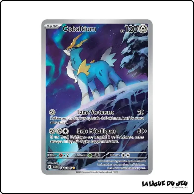 IR - Pokemon - Foudre Noire - Cobaltium 144/86