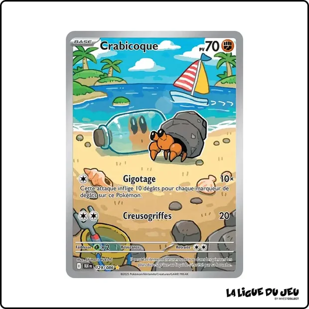 IR - Pokemon - Foudre Noire - Crabicoque 129/86