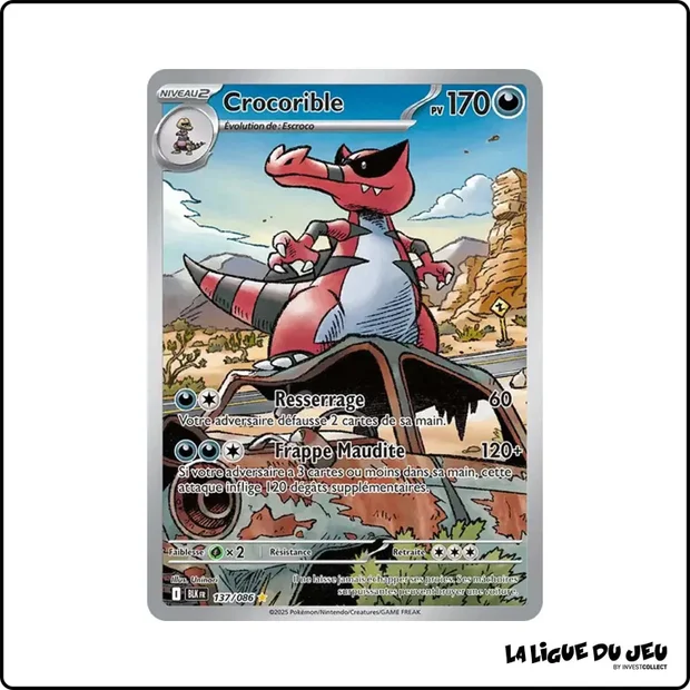 IR - Pokemon - Foudre Noire - Crocorible 137/86