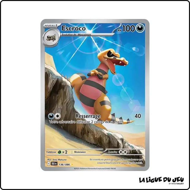 IR - Pokemon - Foudre Noire - Escroco 136/86