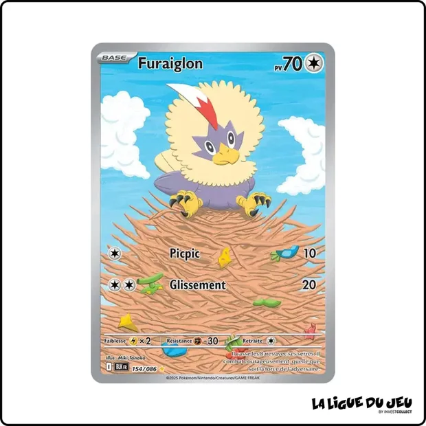 IR - Pokemon - Foudre Noire - Furaiglon 154/86