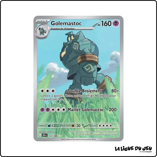 IR - Pokemon - Foudre Noire - Golemastoc 123/86