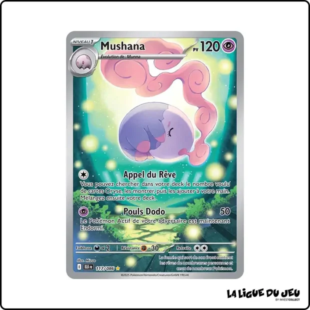 IR - Pokemon - Foudre Noire - Mushana 117/86