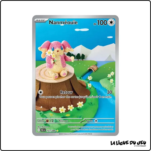 IR - Pokemon - Foudre Noire - Nanméouïe 151/86