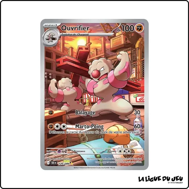 IR - Pokemon - Foudre Noire - Ouvrifier 126/86