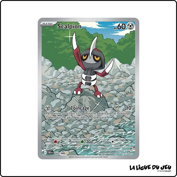 IR - Pokemon - Foudre Noire - Scalpion 142/86