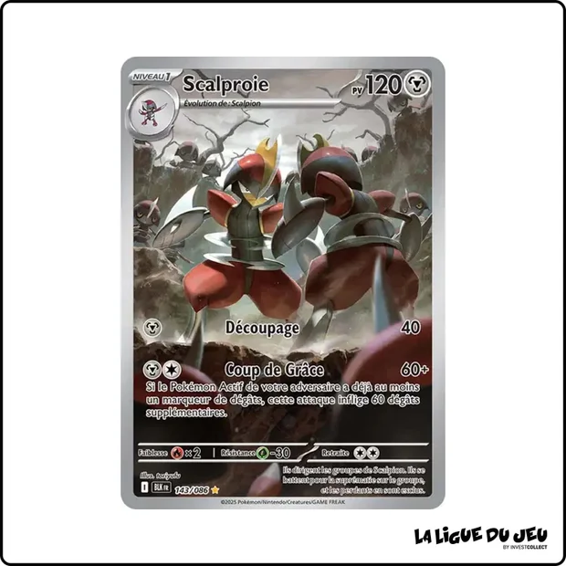 IR - Pokemon - Foudre Noire - Scalproie 143/86