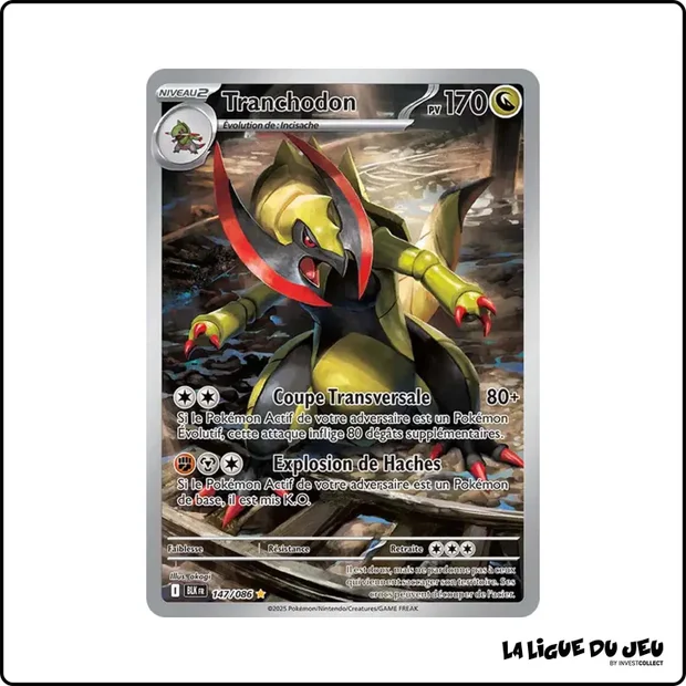 IR - Pokemon - Foudre Noire - Tranchodon 147/86