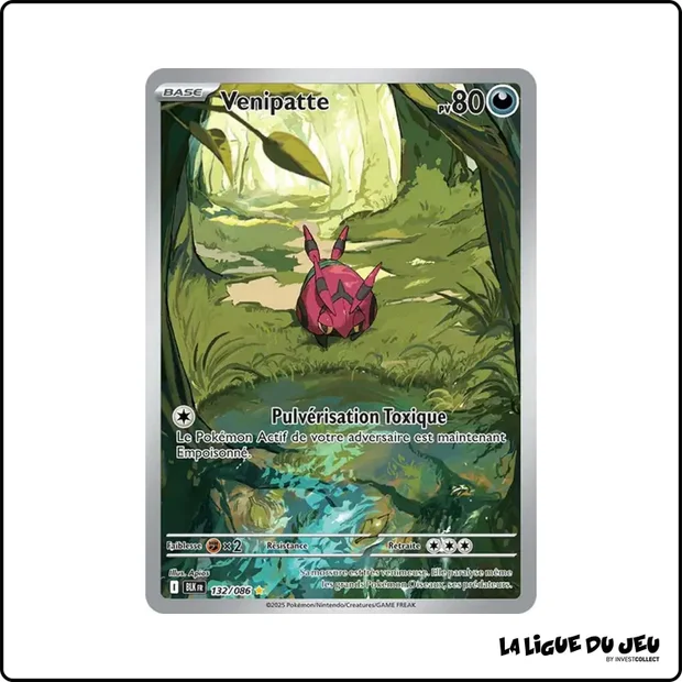 IR - Pokemon - Foudre Noire - Venipatte 132/86