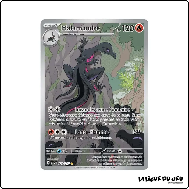 IR - Pokemon - Héros Transcendants - Malamandre 224/217