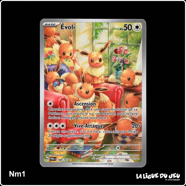 IR - Pokemon - Mascarade Crépusculaire - Évoli 188/167