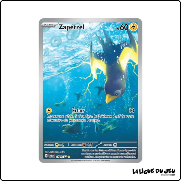 IR - Pokemon - Mascarade Crépusculaire - Zapétrel 178/167