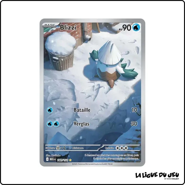 IR - Pokemon - Méga Évolution de Base - Blizzi 140/132