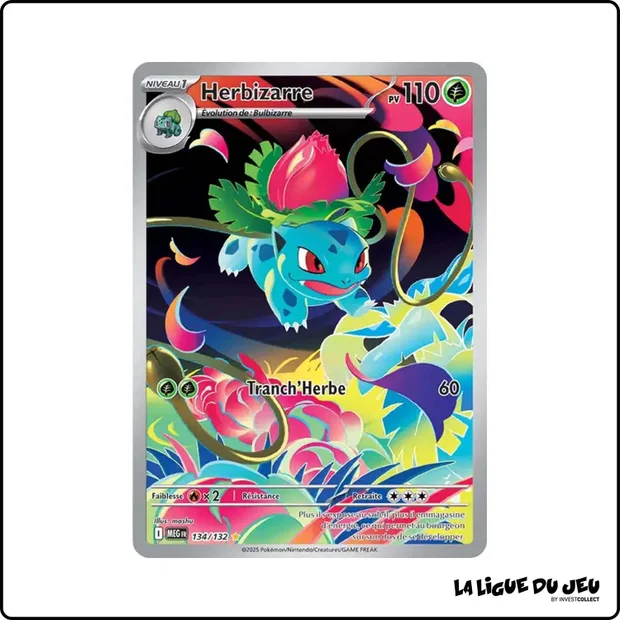 IR - Pokemon - Méga Évolution de Base - Herbizarre 134/132