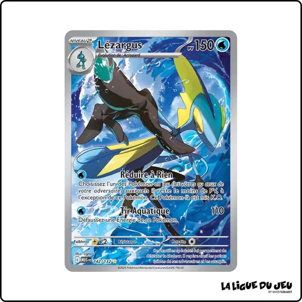 IR - Pokemon - Méga Évolution de Base - Lézargus 142/132