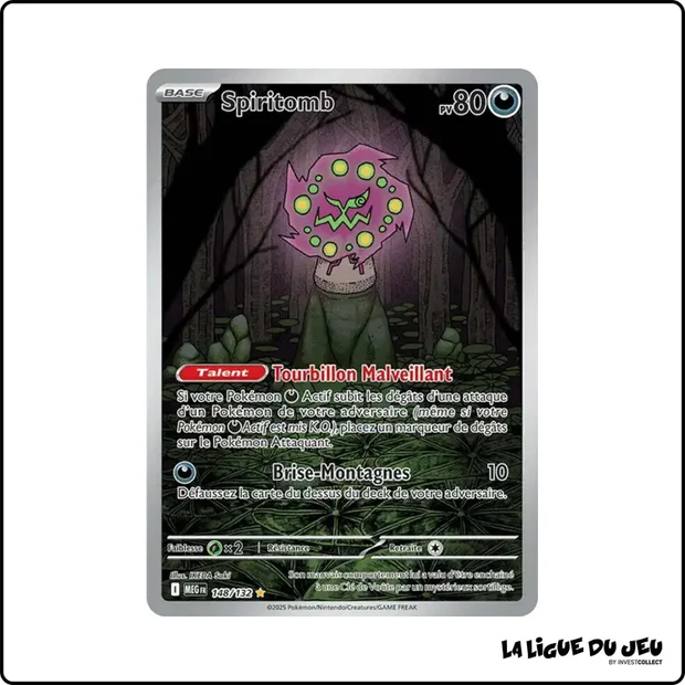 IR - Pokemon - Méga Évolution de Base - Spiritomb 148/132