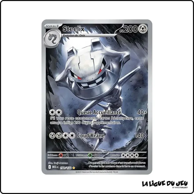 IR - Pokemon - Méga Évolution de Base - Steelix 150/132