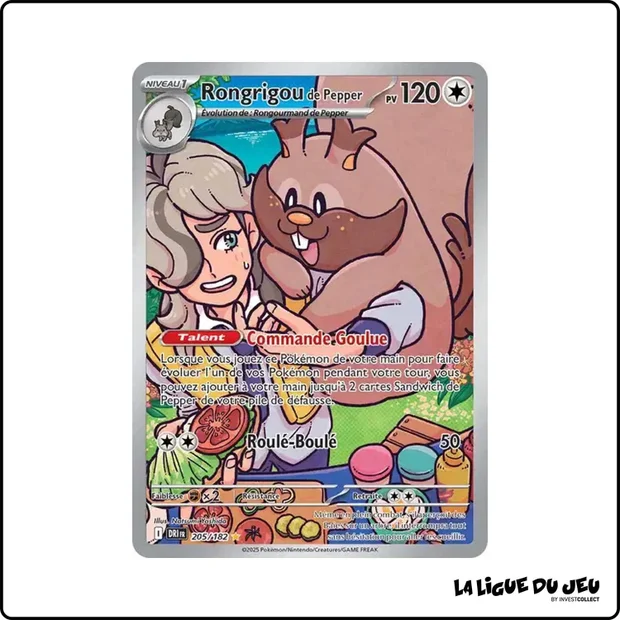 IR - Pokemon - Rivalités Destinées - Rongrigou de Pepper 205/182