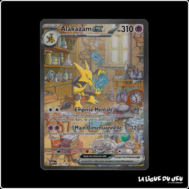 ISR - Pokemon - 151 - Alakazam-ex 201/165