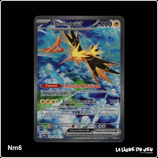 ISR - Pokemon - 151 - Électhor ex 202/165