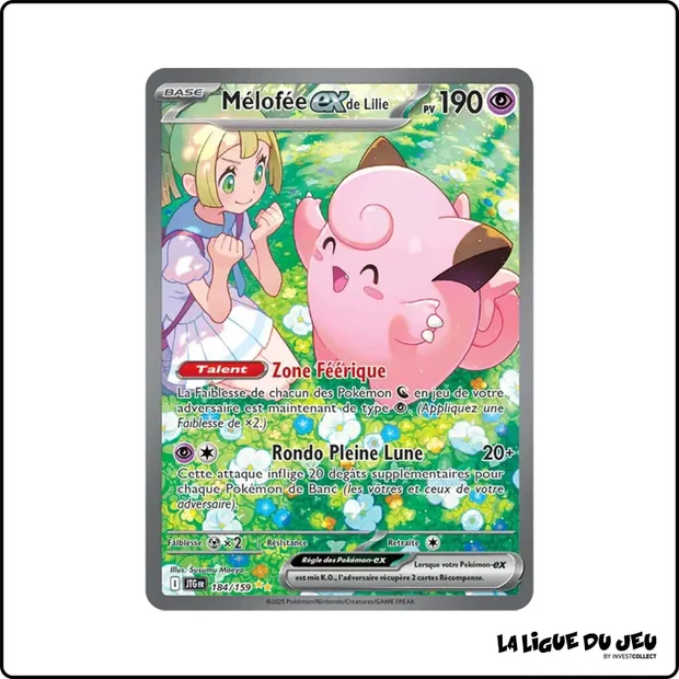 ISR - Pokemon - Aventures Ensemble - Mélofée ex de Lilie 184/159