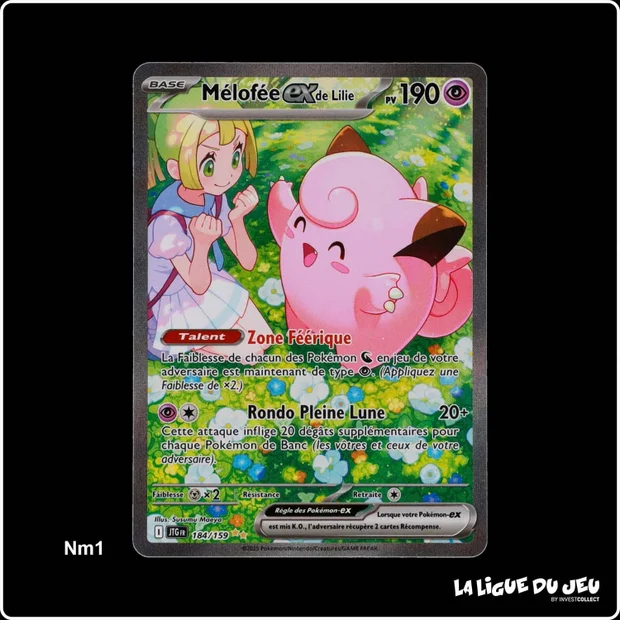 ISR - Pokemon - Aventures Ensemble - Mélofée ex de Lilie 184/159