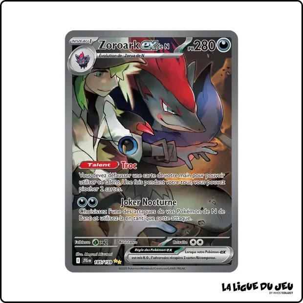 ISR - Pokemon - Aventures Ensemble - Zoroark ex de N 185/159