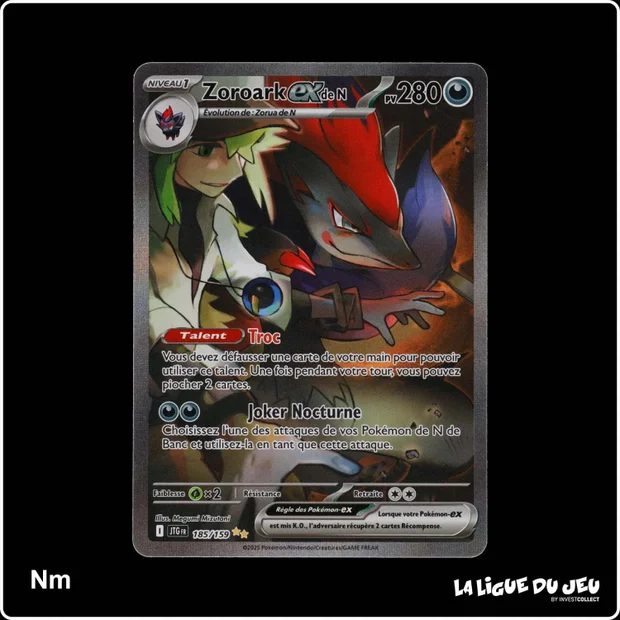 ISR - Pokemon - Aventures Ensemble - Zoroark ex de N 185/159