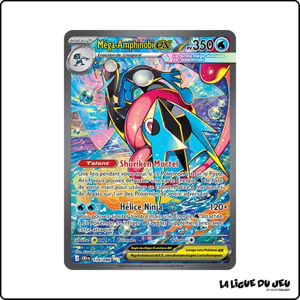 ISR - Pokemon - Chaos Ascendant - Méga-Amphinobi ex 116/86