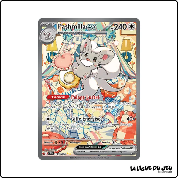 ISR - Pokemon - Chaos Ascendant - Pashmilla ex 119/86
