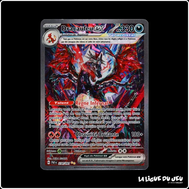 ISR - Pokemon - Destinées de Paldea - Dracaufeu-ex 234/91