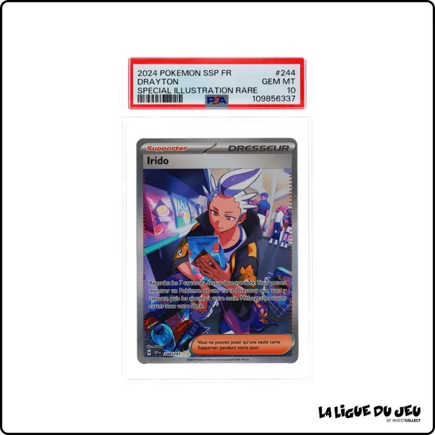 ISR - Pokemon - Étincelles Déferlantes - Irido 244/191 - PSA 10 - Français