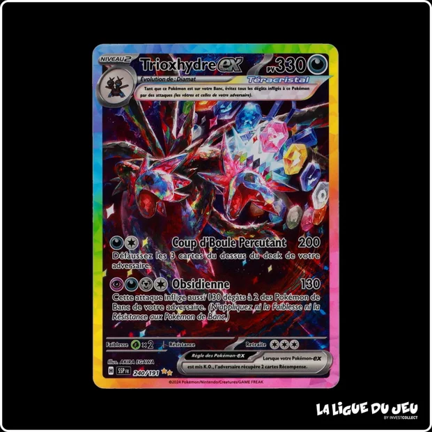 ISR - Pokemon - Étincelles Déferlantes - Trioxhydre ex 240/191