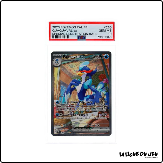 ISR - Pokemon - Évolutions à Paldea - Palmaval EX - 260/193 - PSA 10 - Français