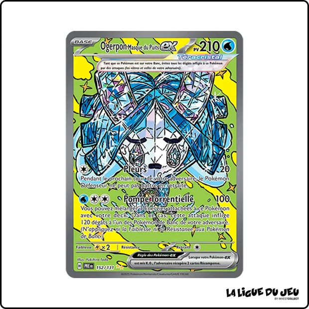 ISR - Pokemon - Évolutions Prismatiques - Ogerpon Masque du Puits ex 152/131