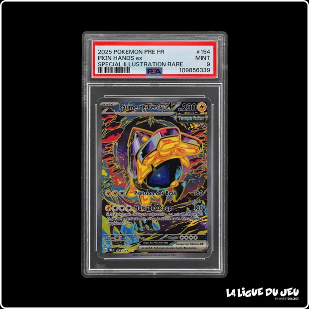 ISR - Pokemon - Évolutions prismatiques - Paume-De-Fer 154/131 - PSA 9 - Français