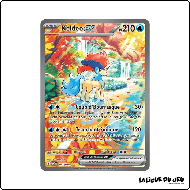 ISR - Pokemon - Flamme Blanche - Keldeo ex 167/86